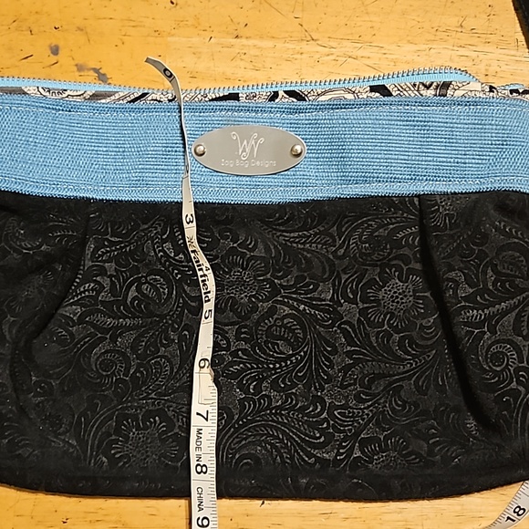 WN Zag Bag Leather Shoulder Bag - Picture 7 of 9